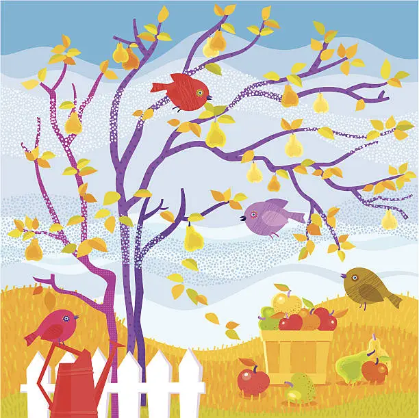 Vector illustration of Harvest Time