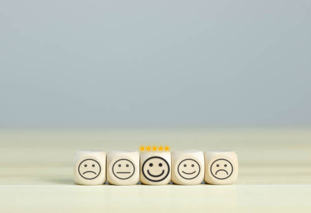 istock customer service Best business ratings, experiences, satisfaction surveys, concepts, smiley faces on cubes. 1500218408