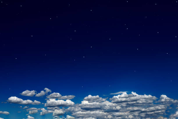 istock Lots of shining stars over the cloudscape 1500218830