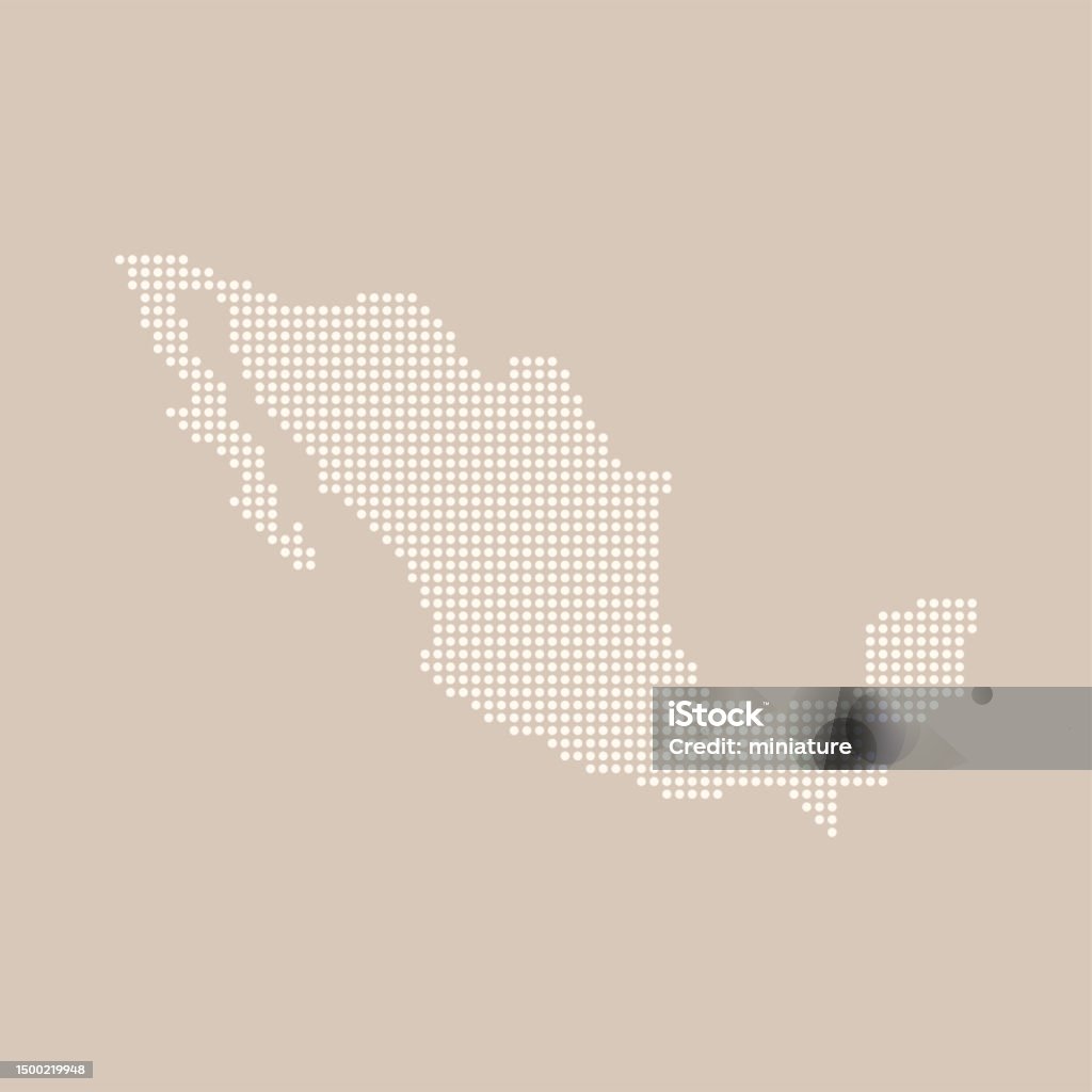 Mexico Abstract Map Mexico Map Stock Illustration - Download Image Now - Abstract, Art ...
