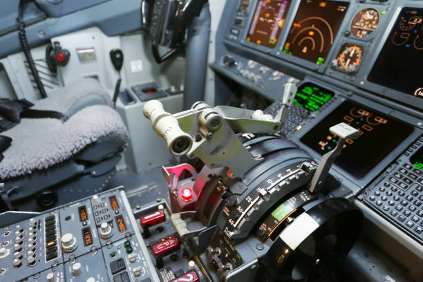 istock Inside the cockpit of a passenger aircraft 1500223184