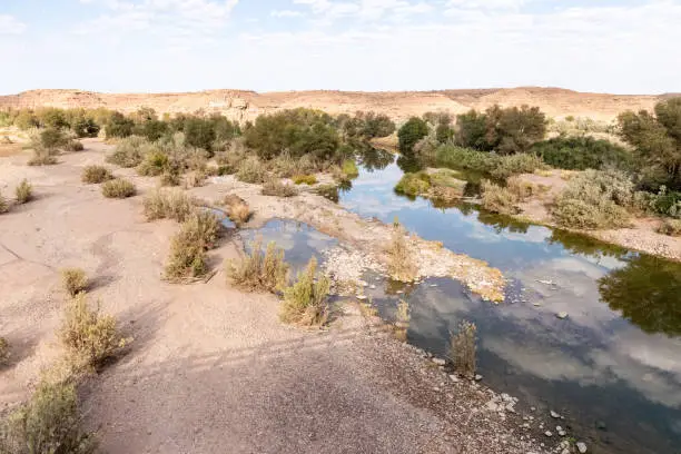 Photo of Clouds reflected in the Fish River