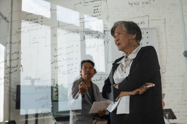 istock Meeting one-on one , business communication. 1500237019