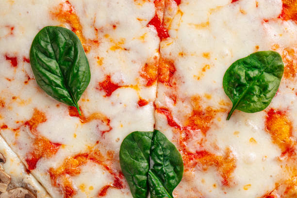 istock Closeup on italian margherita pizza with cheese 1500237434