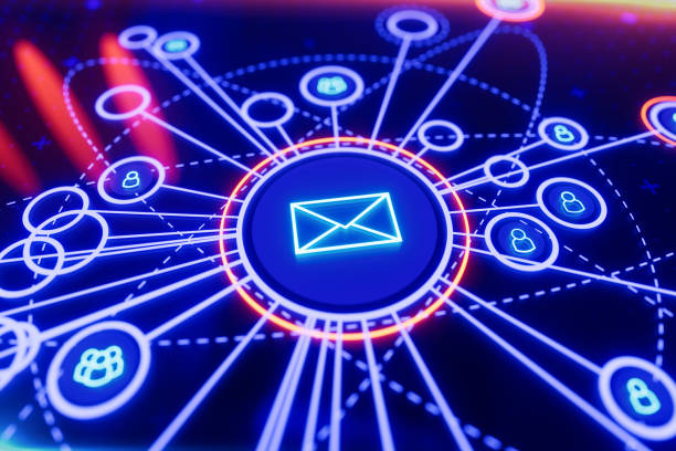 istock Concept of email marketing. 1500238409