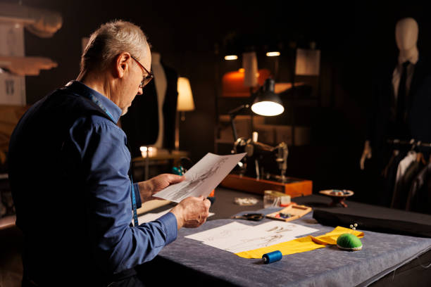 istock Senior dressmaker conceptualizing outfit 1500239570