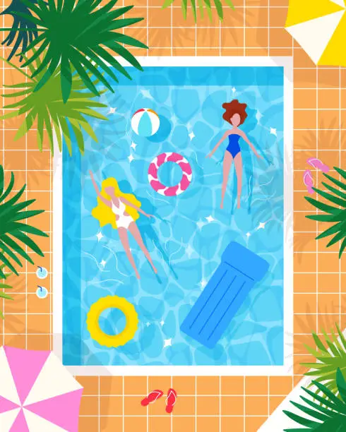 Vector illustration of Pool Party