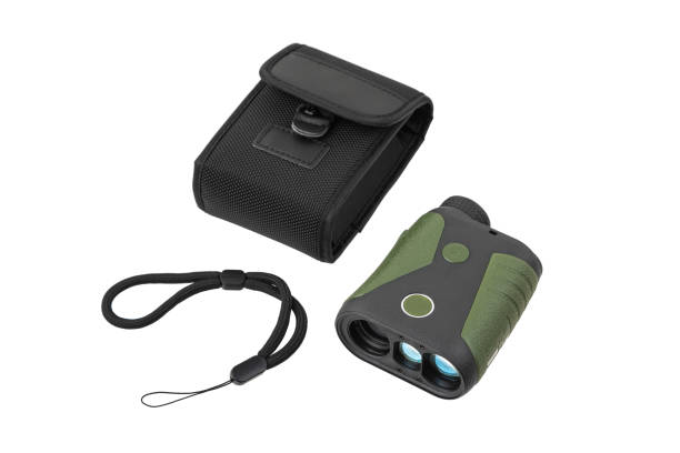 istock A small modern optical rangefinder. An electronic device for measuring distance. Isolate on a white background. 1500255484