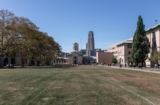 Pittsburgh, Pennsylvania - September 27, 2019: College of Electrical and Computer Engineering in Carnegie Mellon University in Pittsburgh, Pennsylvania, United States