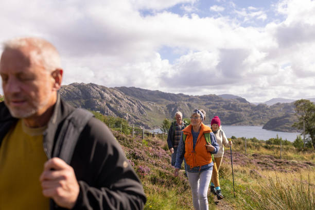 istock Seniors Hiking Up the Hills 1500257953