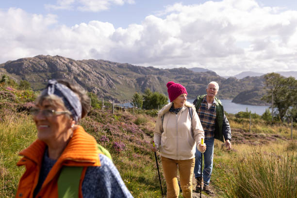 istock Senior Friends on a Hike 1500258068