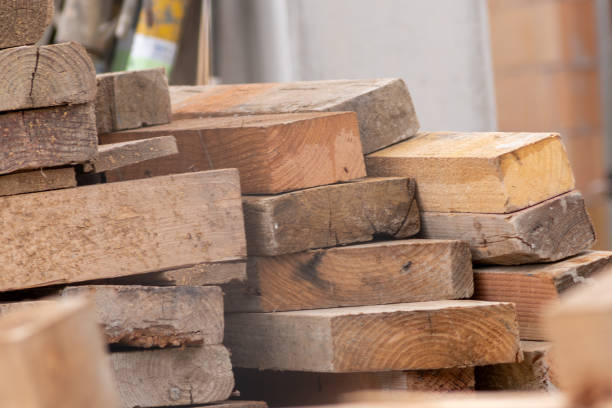 istock Wood stacking in the pile as background with toned color and selective focus.piled up fire wood 1500264185