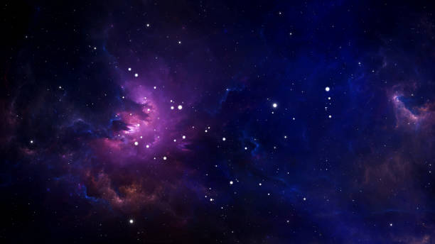istock Glowing huge nebula with young stars. Space background 1500288146