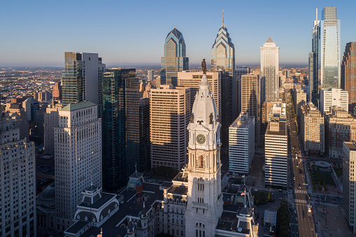 Boston, Massachusetts aerial view and skyline