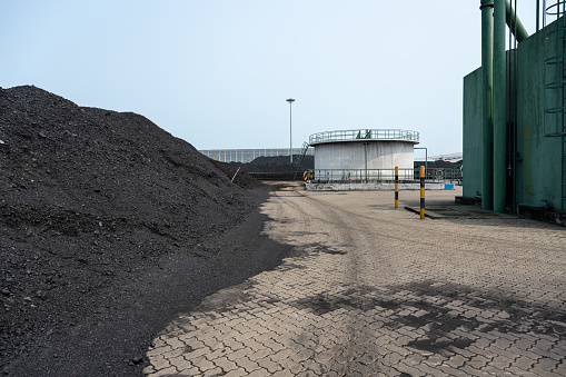 Large coal mine storage warehouses