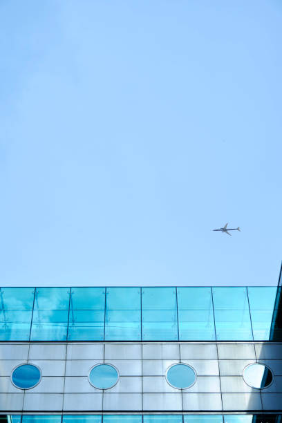 istock Facade with blue and green glass 1500293706