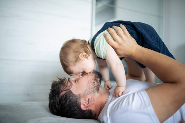 istock Lovely moment between father and son. 1500293994