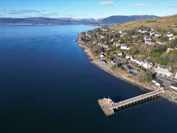 istock a harbor aerial Kilcreggan, Scotland 1500305372