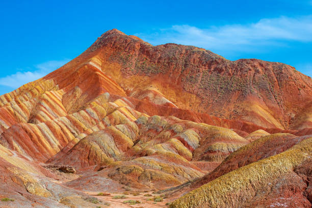 istock Zhangye colorful danxia landform scenic spot. Panoramic background image 1500306499