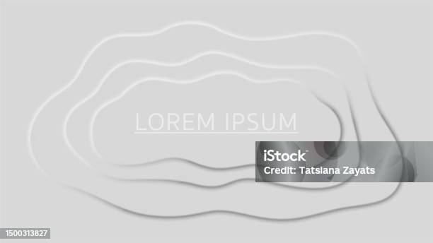 Neumorph Pattern Abstract Neumorph Grey Editable Background With Copy Space Wavy Volume ...