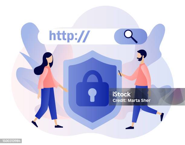 Hypertext Transfer Protocol Concept Http Data Web Page Internet ...