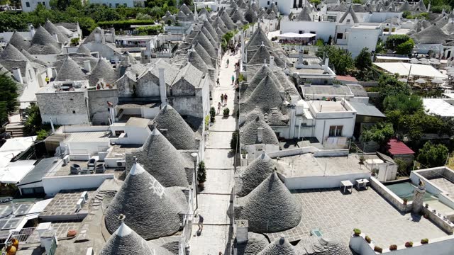 Traveling to Italy, Alberobello - historic town with trulli houses