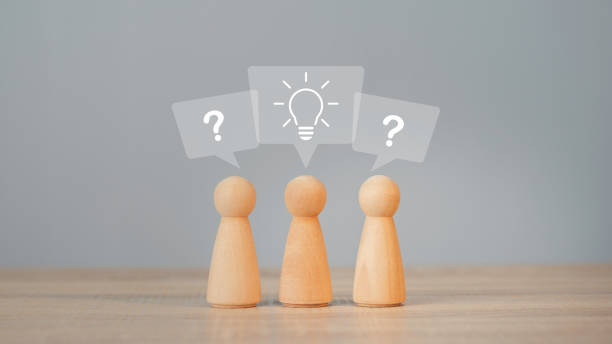 istock Question mark and light bulb idea in text box, What is your reason concept. Business answer and analysis, problem ask, interrogation, Leader brainstorming with copy space on grey background. 1500325348