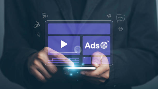 istock Target advertising online to success concept. programmatic Ad in feed on screen. Optimize advertisement target click through rate and conversion. Dashboard digital marketing strategy analysis. 1500325752