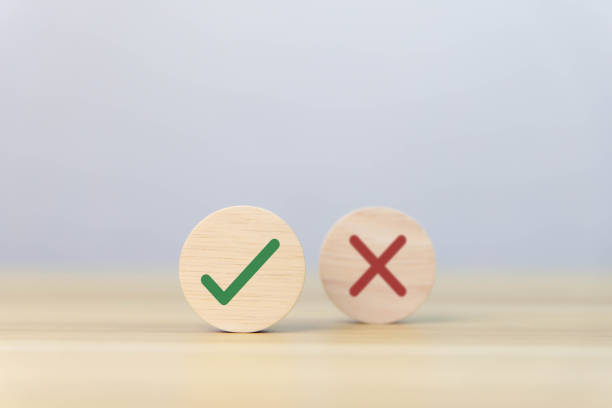 istock right or wrong sign on wooden block 1500326043