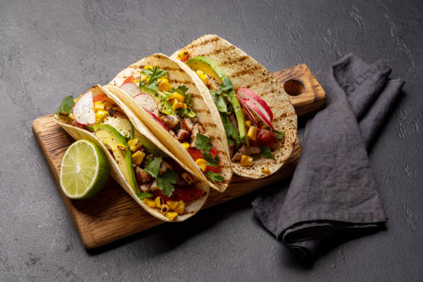 istock Mexican food featuring tacos 1500329758