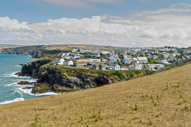 istock Panoramic View of Port Isaac in Cornwall (England). 1500330163