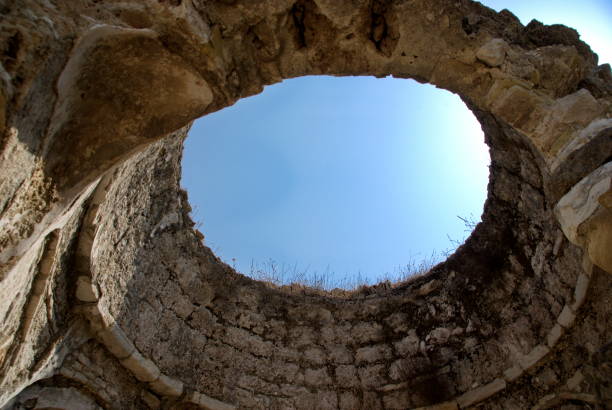 istock view of the hole in the ceiling 1500338110