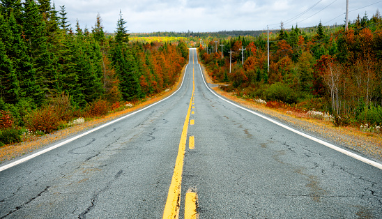 Road, Nova Scotia, Canada.