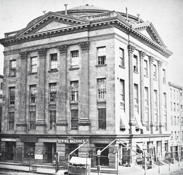 istock New York City, Old Fellow's Hall, 1865 1500345767