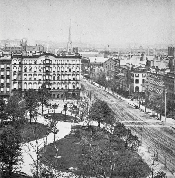 istock New York City, Union square northeast corner, 1870 1500349692