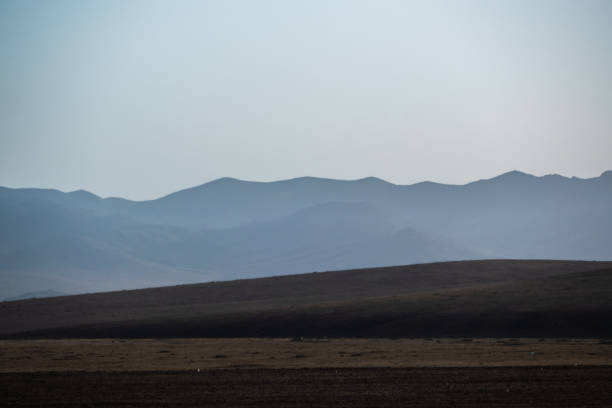 istock Nature Landscape Highway road in Central Mongolia 1500353015