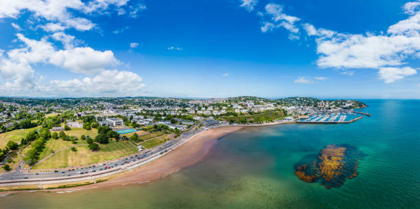istock Panorama of Torquay Seafront and Torre Abbey Medaows 1500353723