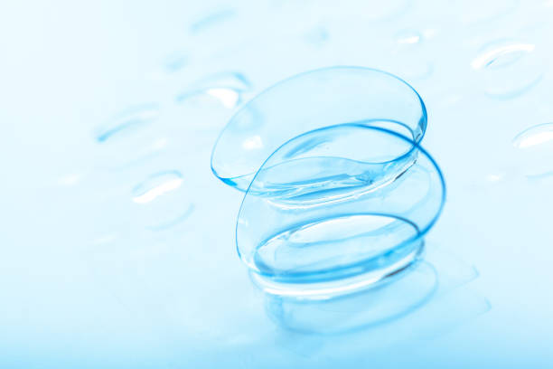 istock Contact lenses with water drops 1500357352