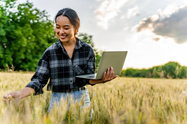 istock She inspect the crops to protect them from diseases. 1500359256