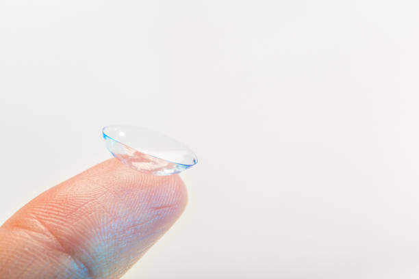 istock contact lens on finger 1500366251