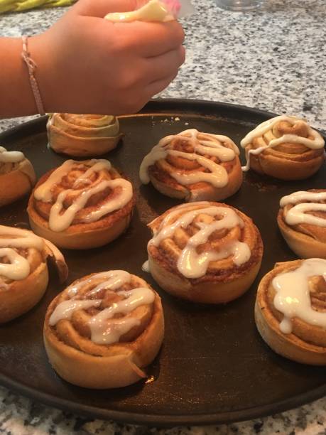 istock cooking cinnamon rolls. Homemade cooking 1500369508