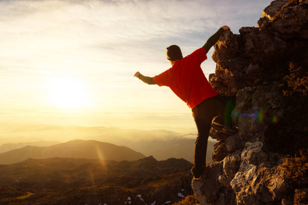 istock hiking and climbing in the mountains 1500372493