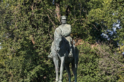 Statue of King Edward VIII at Victoria Garden - Melbourne , Australia