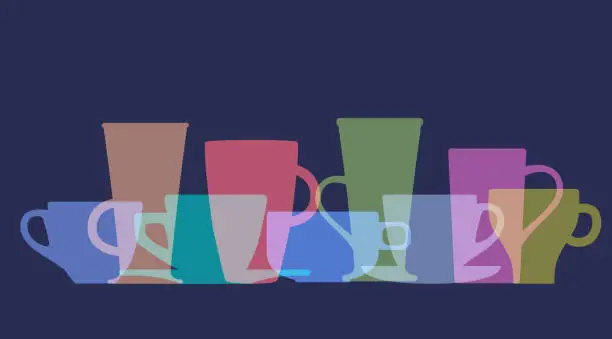 Vector illustration of Coffee Cups