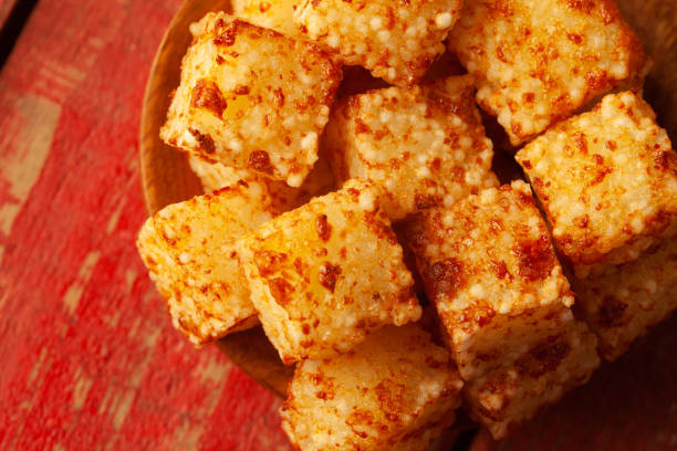 istock Tapioca dadinhos, snacks made from tapioca, coalho cheese dadinhos 1500382287