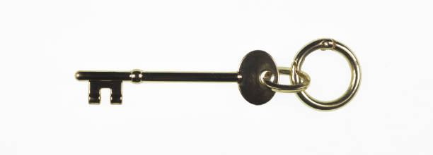 istock golden key with keychain isolated on white background 1500397681