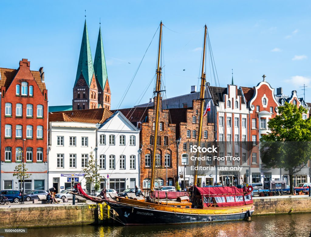 Historische Gebäude In Der Lübecker Altstadt Stockfoto und mehr Bilder