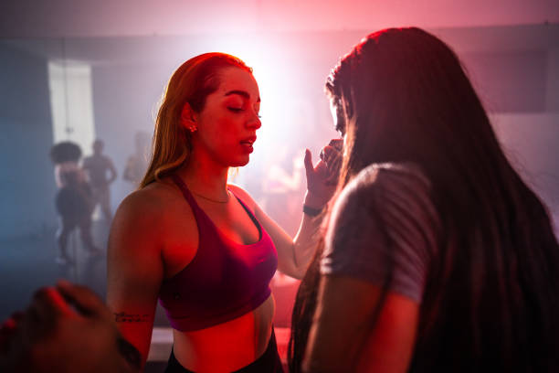 istock Young women dancing at a dance studio 1500421702