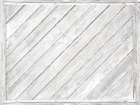 Background white wooden planks diagonal board texture