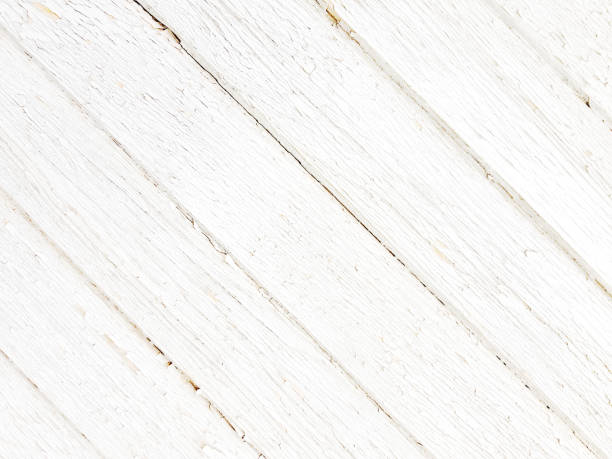 istock Diagonal white planks wood. Boards texture background 1500427990